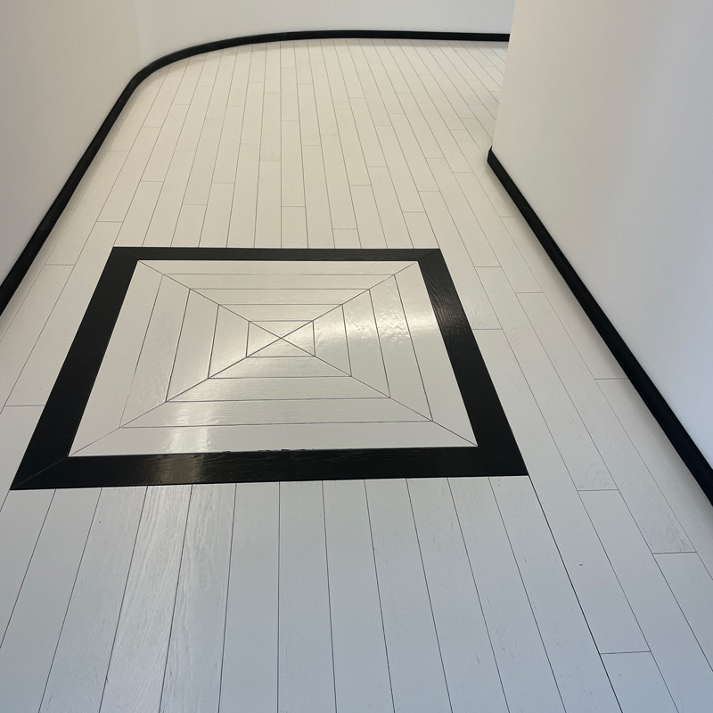 Superficie in Parquet Bianco Laccato